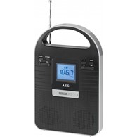 wzp RADIO AEG MMR 4128 CZARNO-SREBRNE