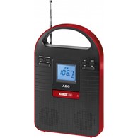 wzp RADIO AEG MMR 4128 CZARNO-CZERWONE