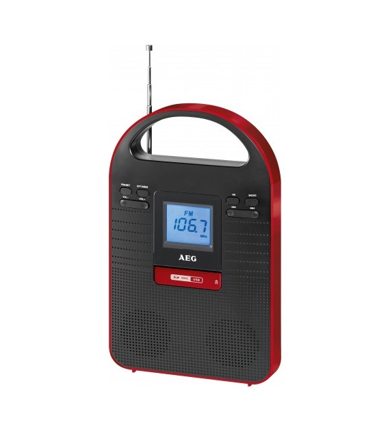 wzp RADIO AEG MMR 4128 CZARNO-CZERWONE